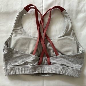 Lululemon Energy Sports Bra Raspberry Cream